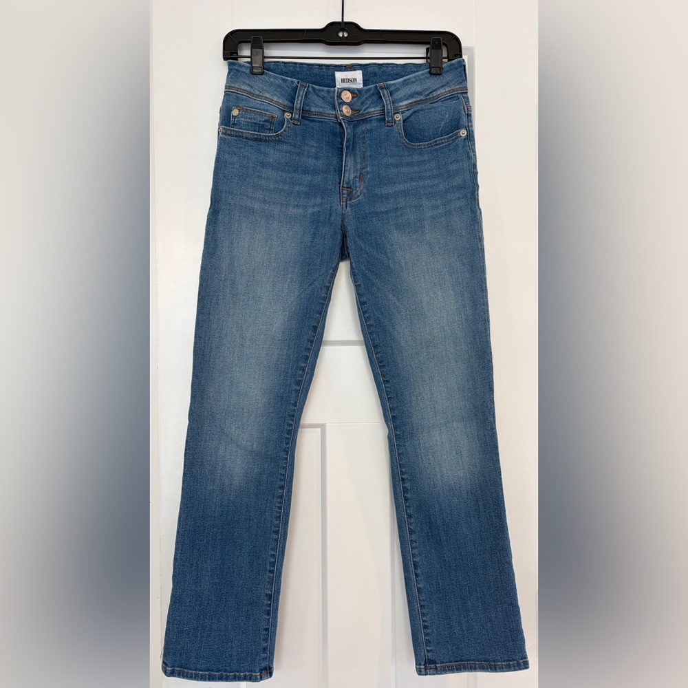 Hudson Ginny Jeans Women's Cropped Denim in Blue